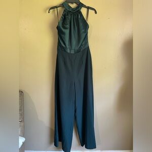 After Six Emerald Green Jumpsuit- Size 6R
